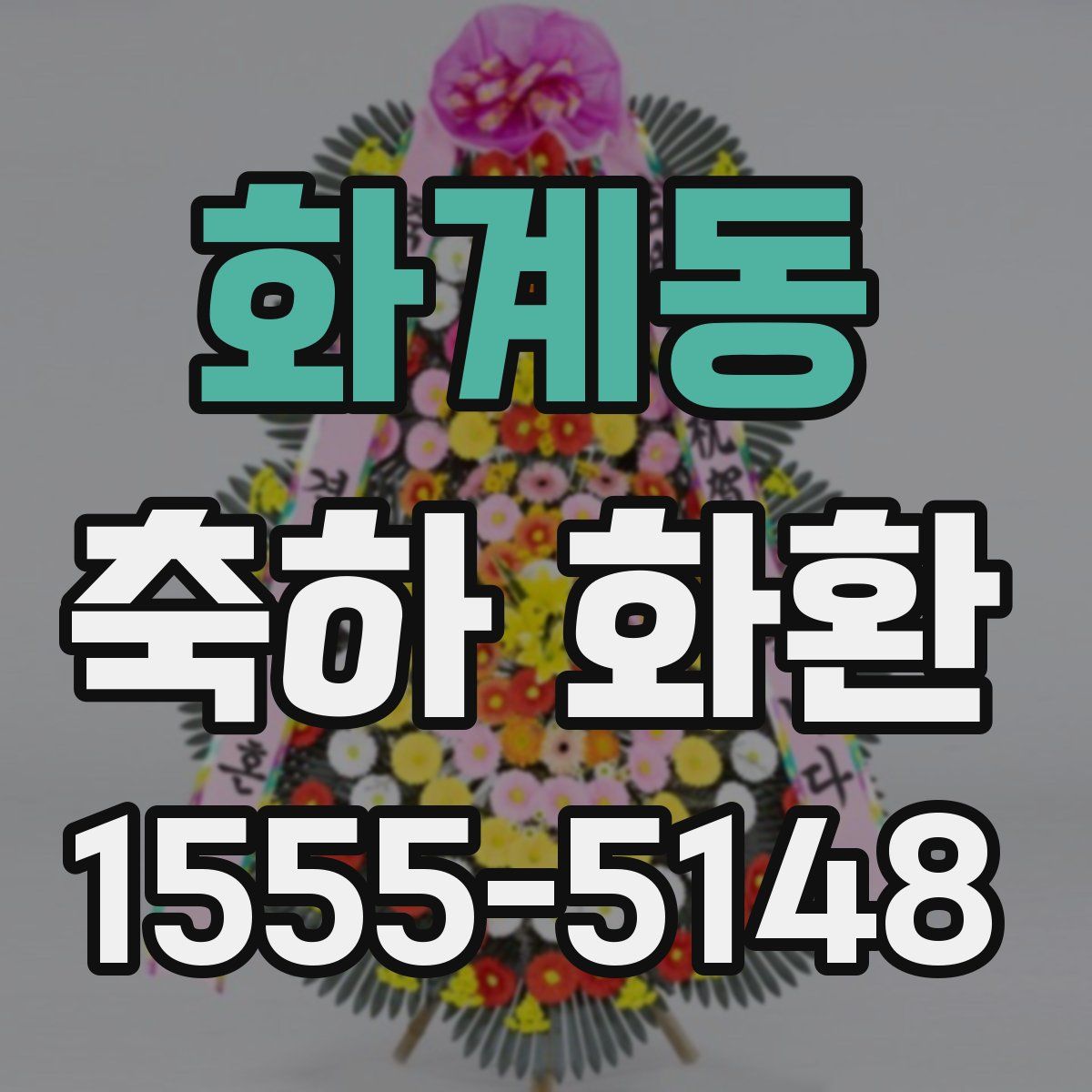 화계동 축하 화환