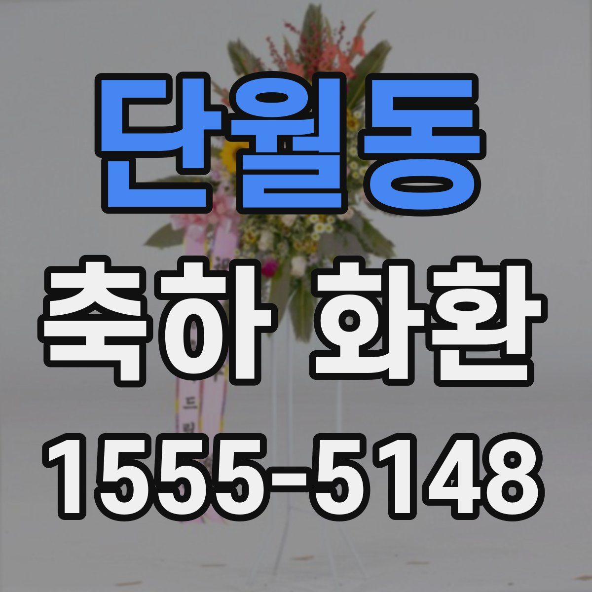 단월동 축하 화환