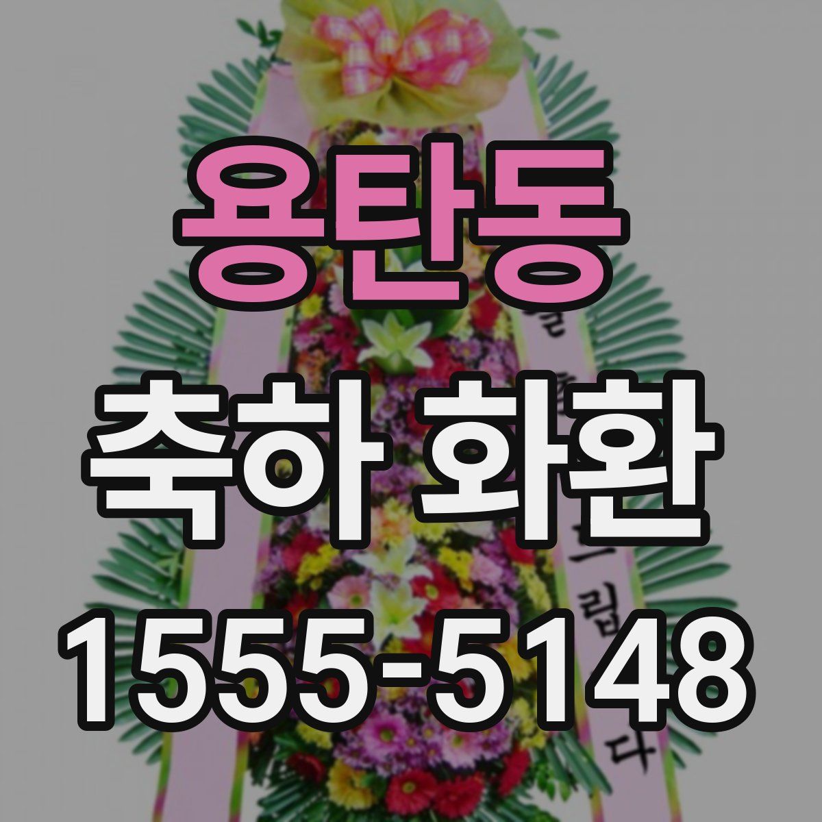 용탄동 축하 화환