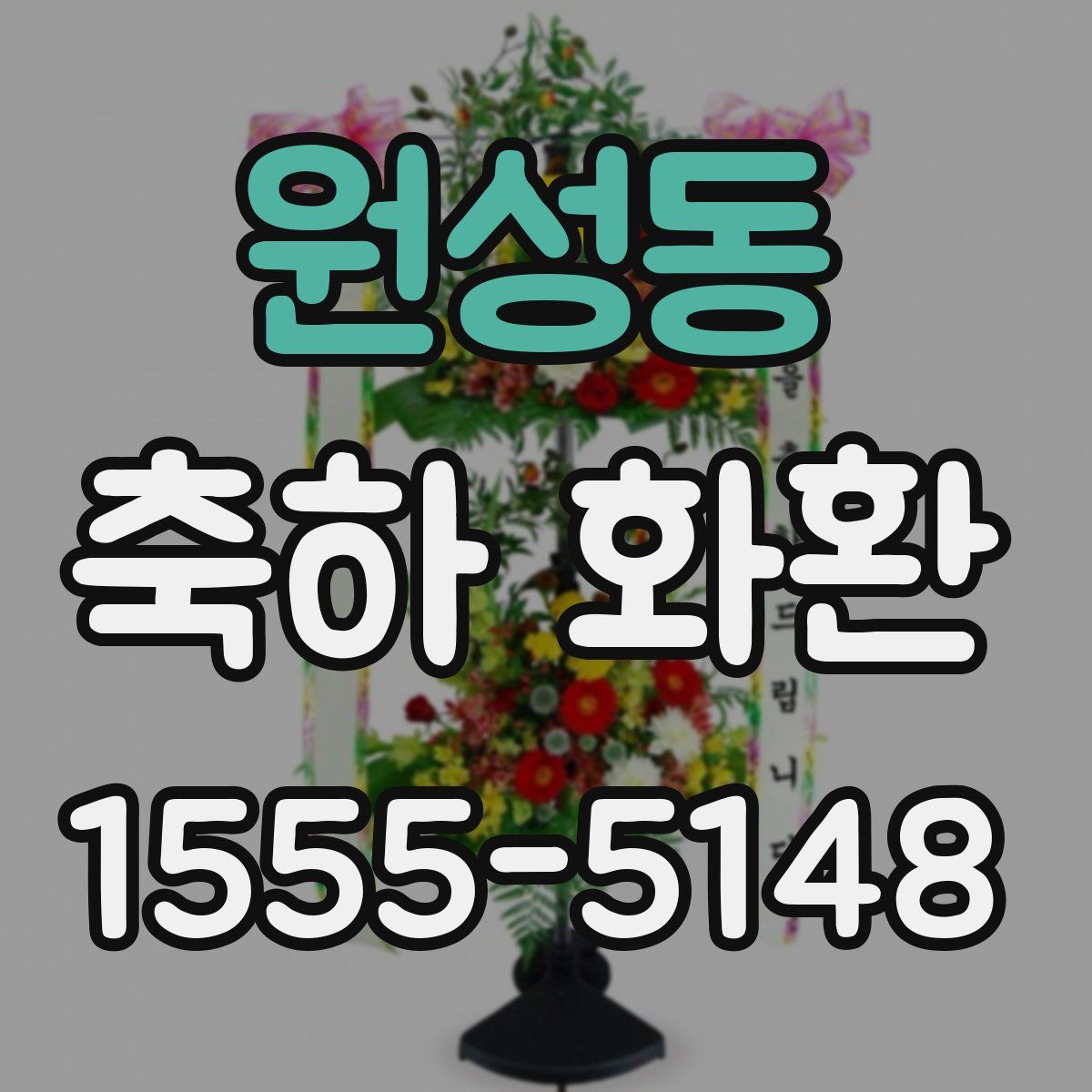 원성동 축하 화환