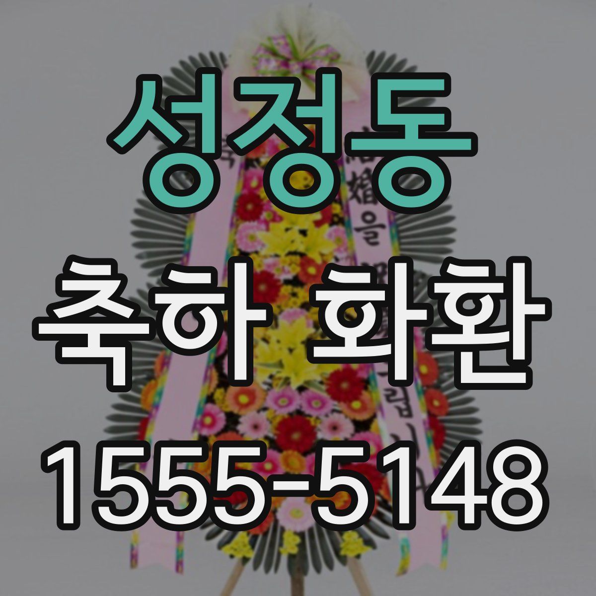성정동 축하 화환