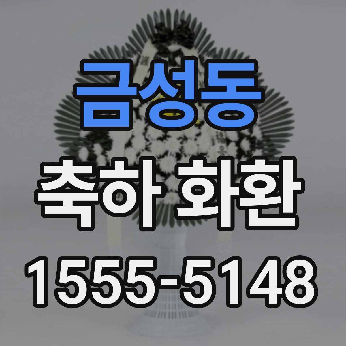 금성동 축하 화환