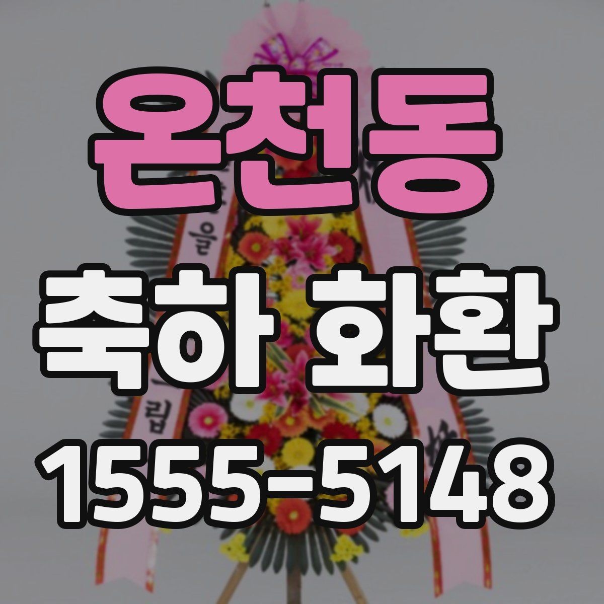 온천동 축하 화환 행사장 입구 배치 기준 알아보기