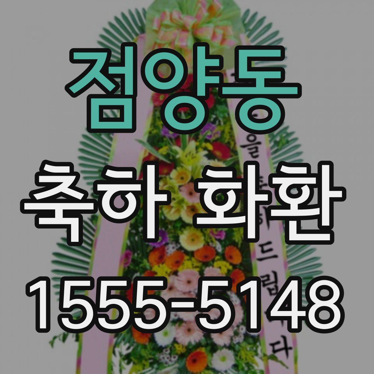 점양동 축하 화환
