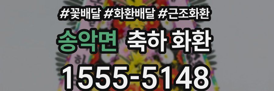 송악면 축하 화환