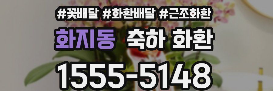 화지동 축하 화환