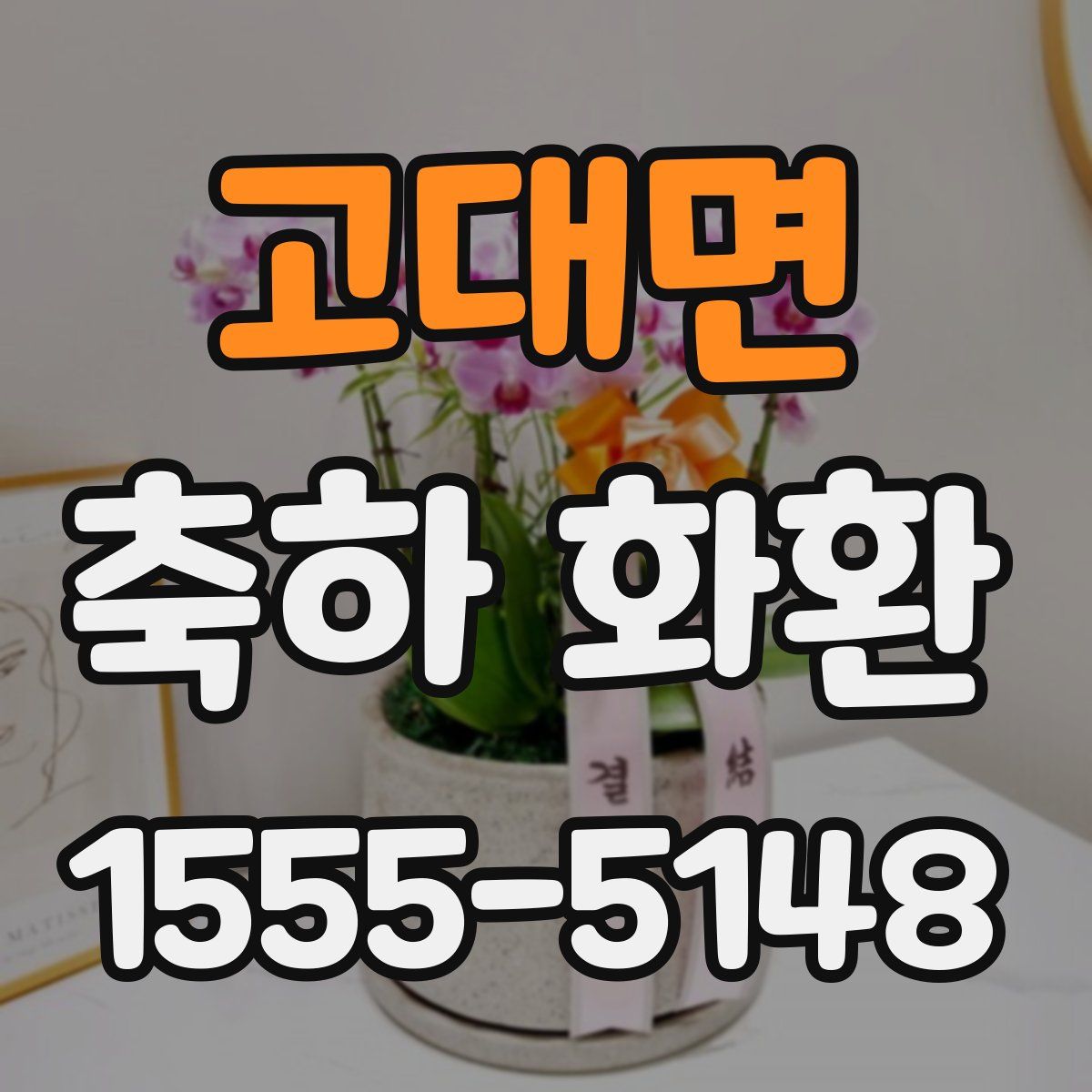 고대면 축하 화환
