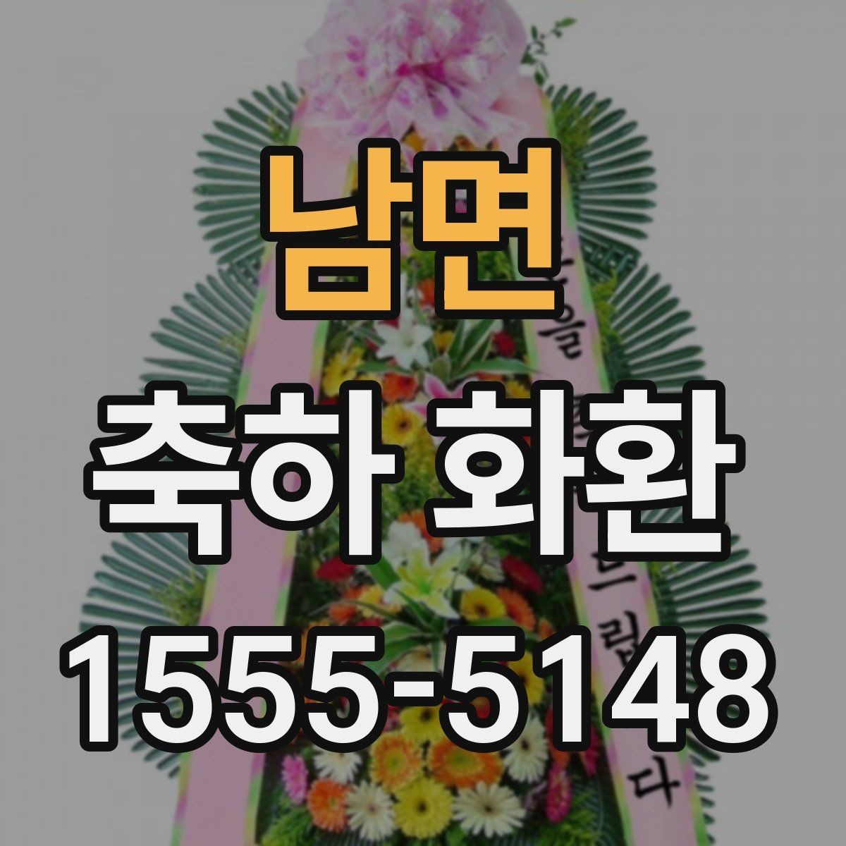 남면 축하 화환 주문할 때 생기는 궁금증 정리