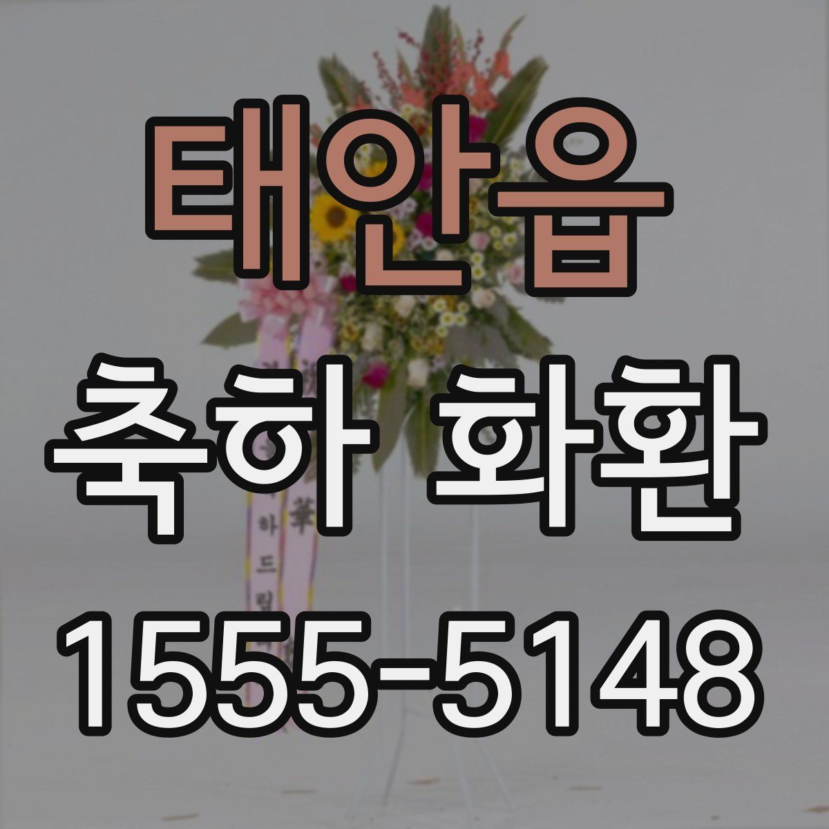 태안읍 축하 화환