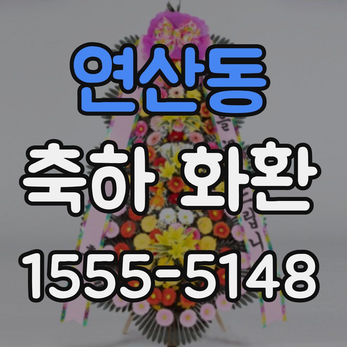 연산동 축하 화환