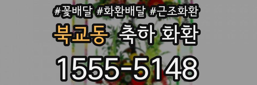 북교동 축하 화환