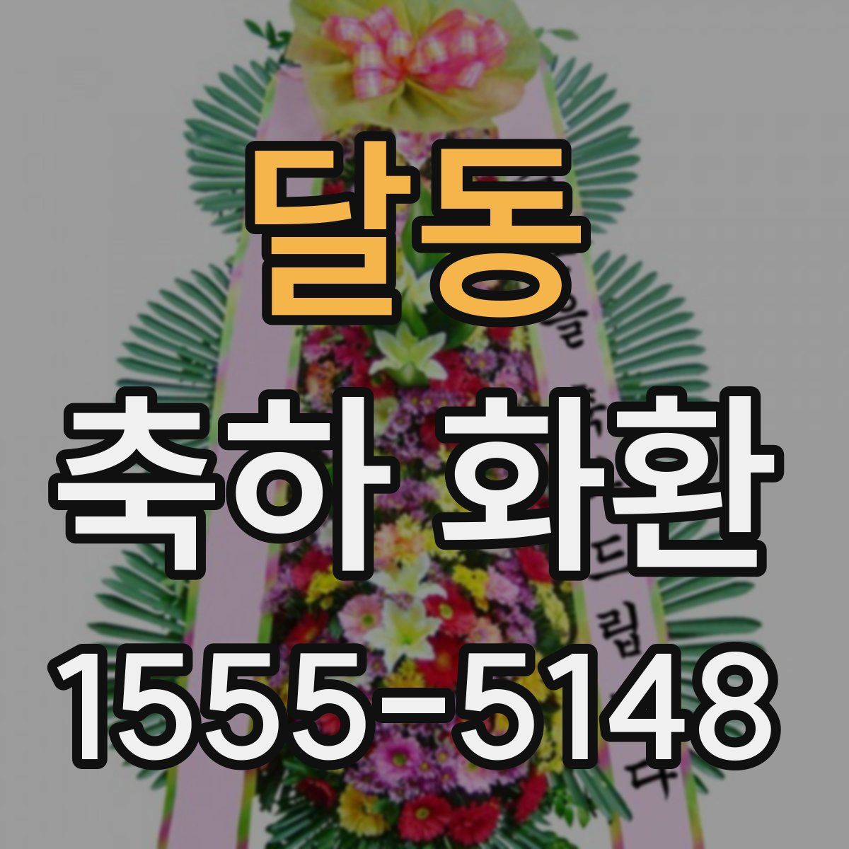 달동 축하 화환