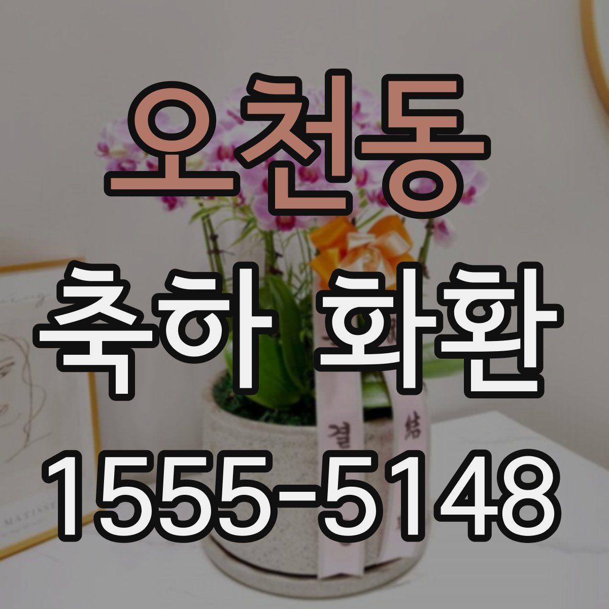 오천동 축하 화환