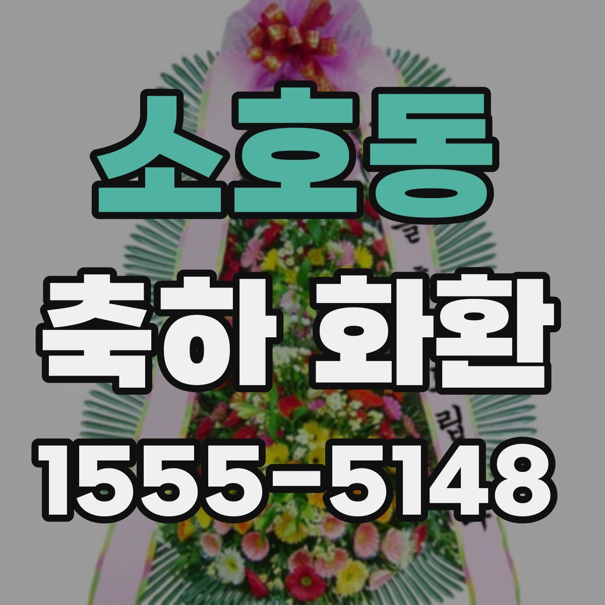 소호동 축하 화환