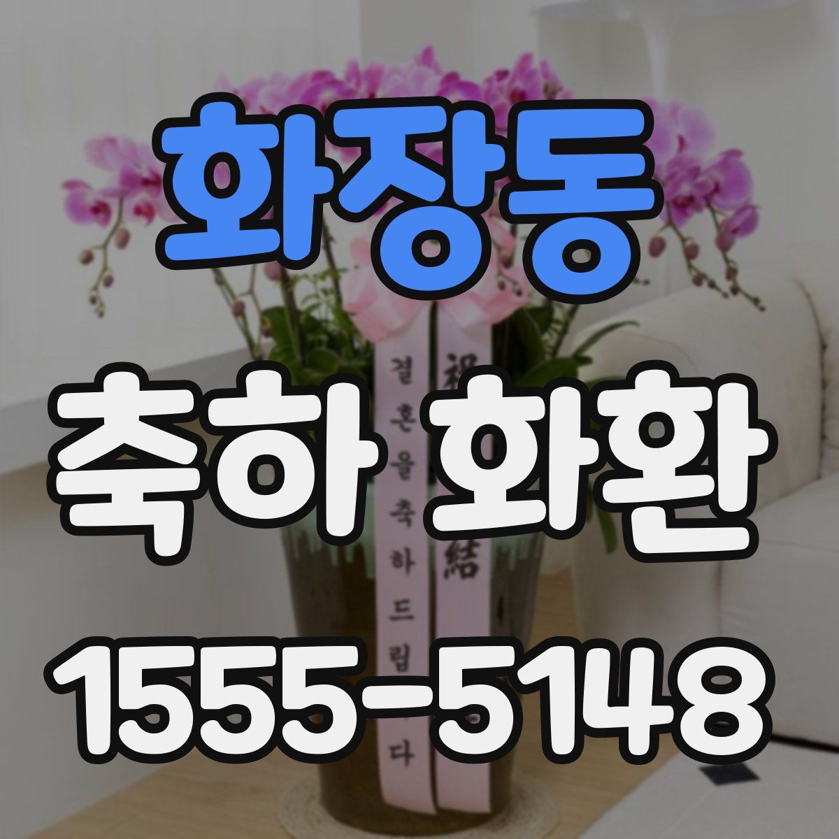화장동 축하 화환