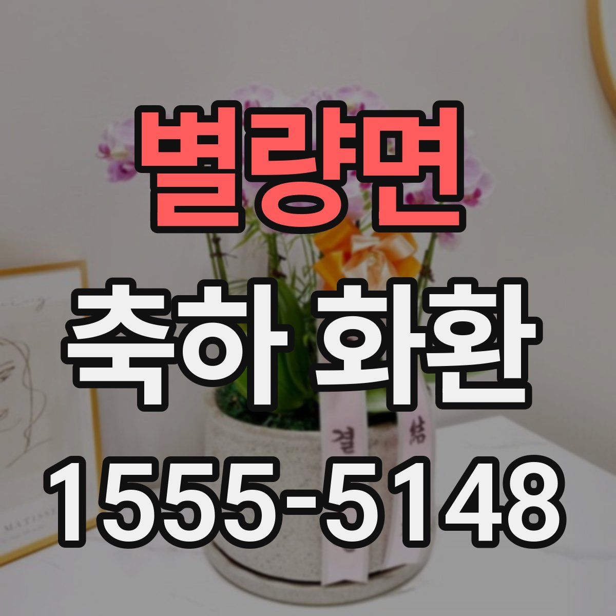 별량면 축하 화환