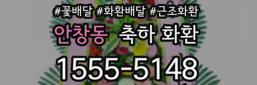 안창동 축하 화환