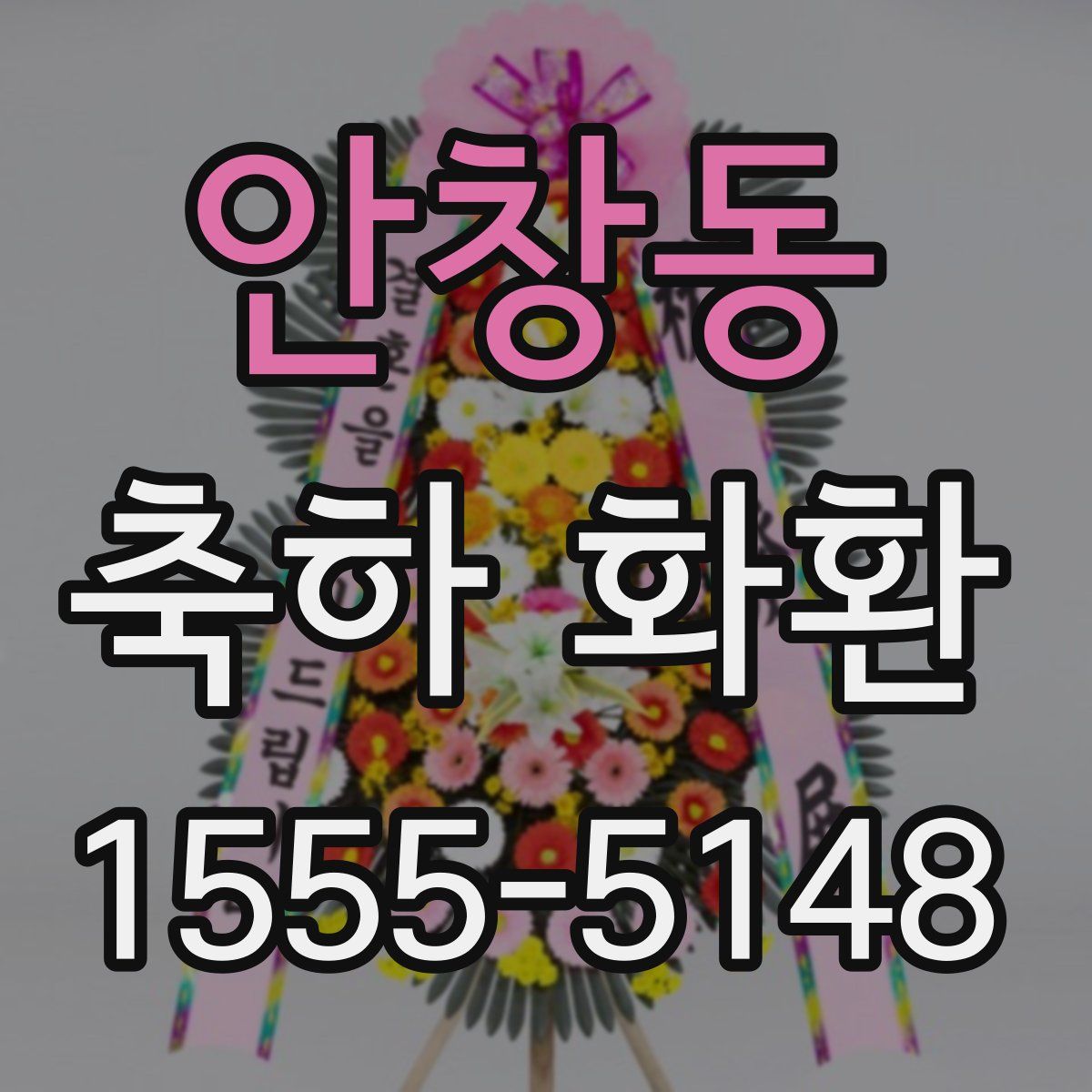 안창동 축하 화환