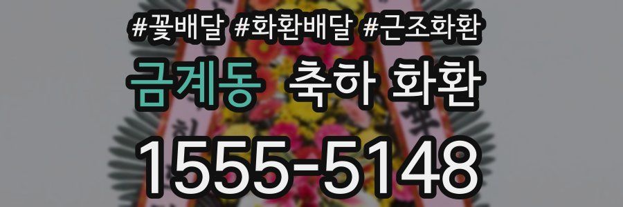금계동 축하 화환
