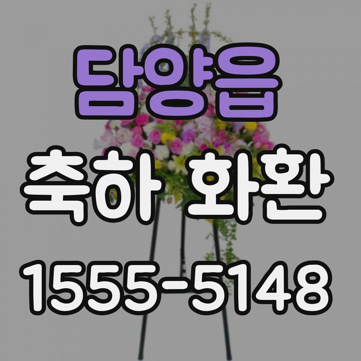 담양읍 축하 화환