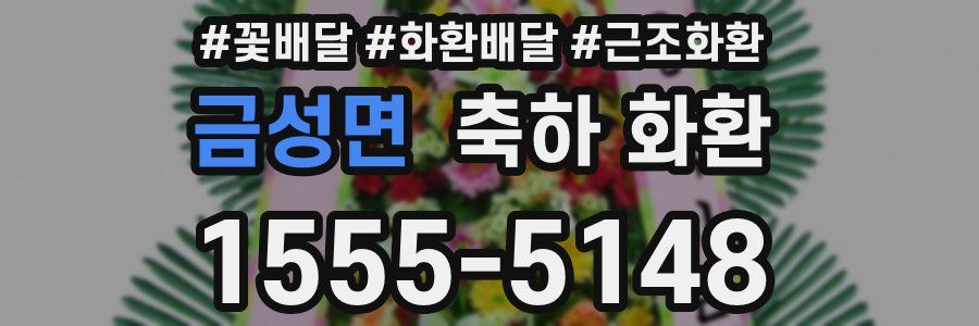 금성면 축하 화환