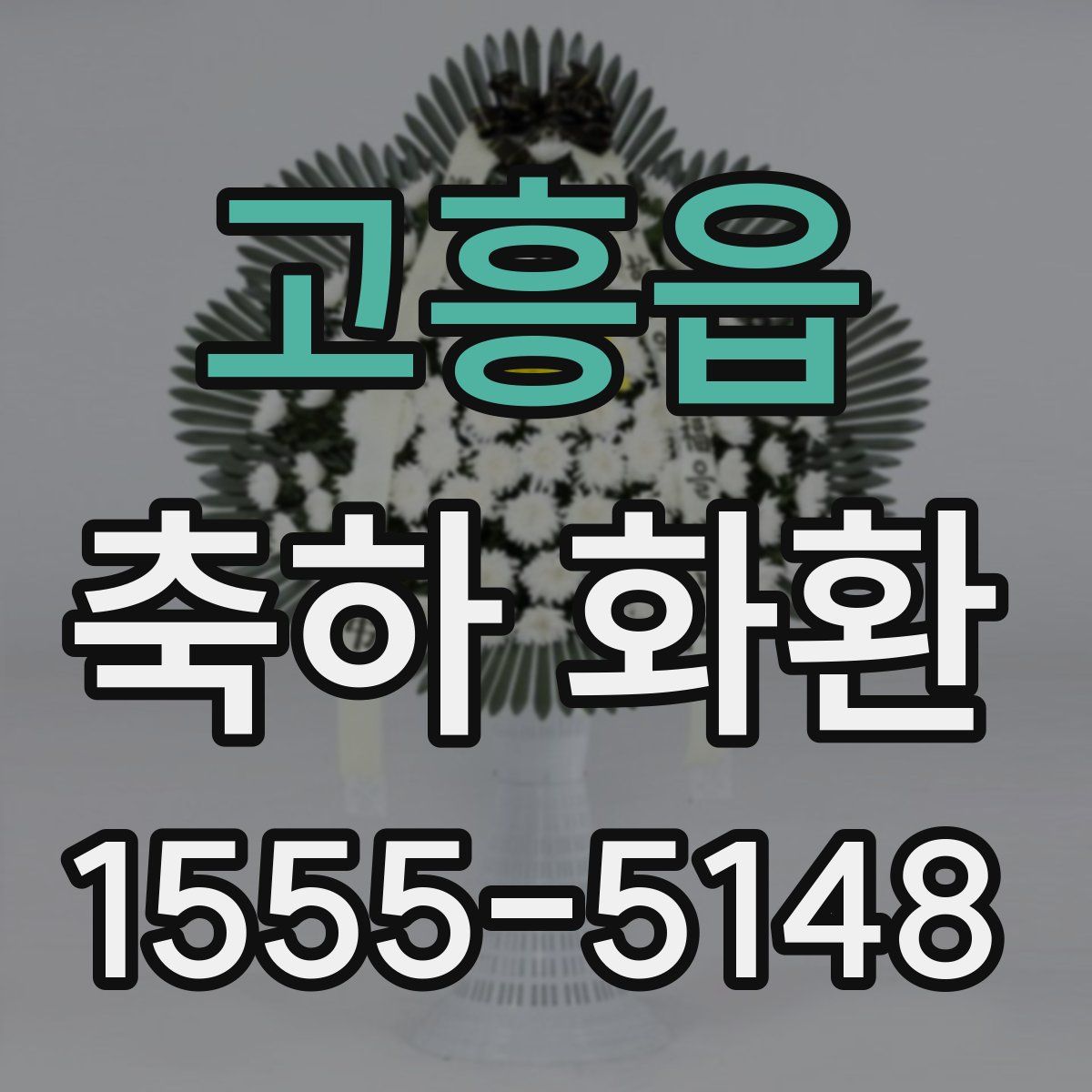 고흥읍 축하 화환
