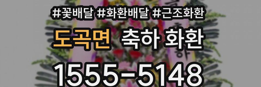 도곡면 축하 화환