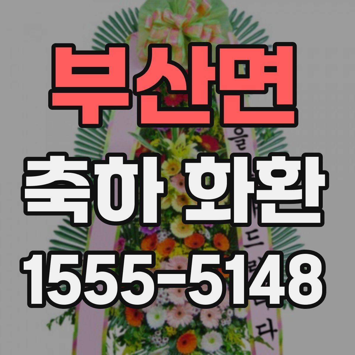 부산면 축하 화환 실제 주문 전 비교할 사항