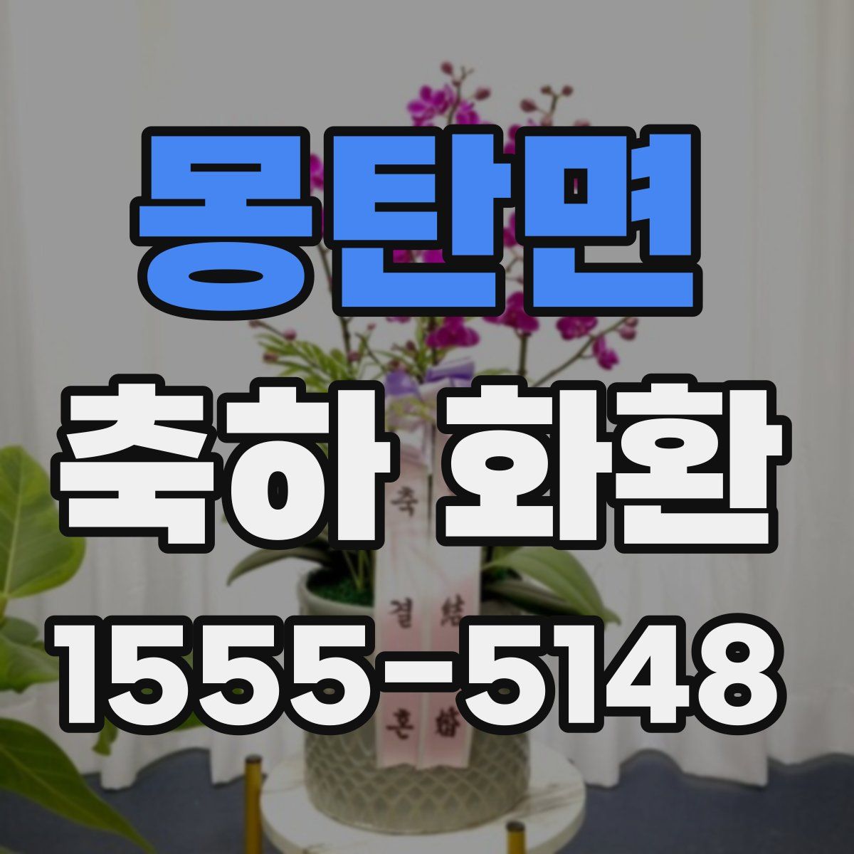 몽탄면 축하 화환