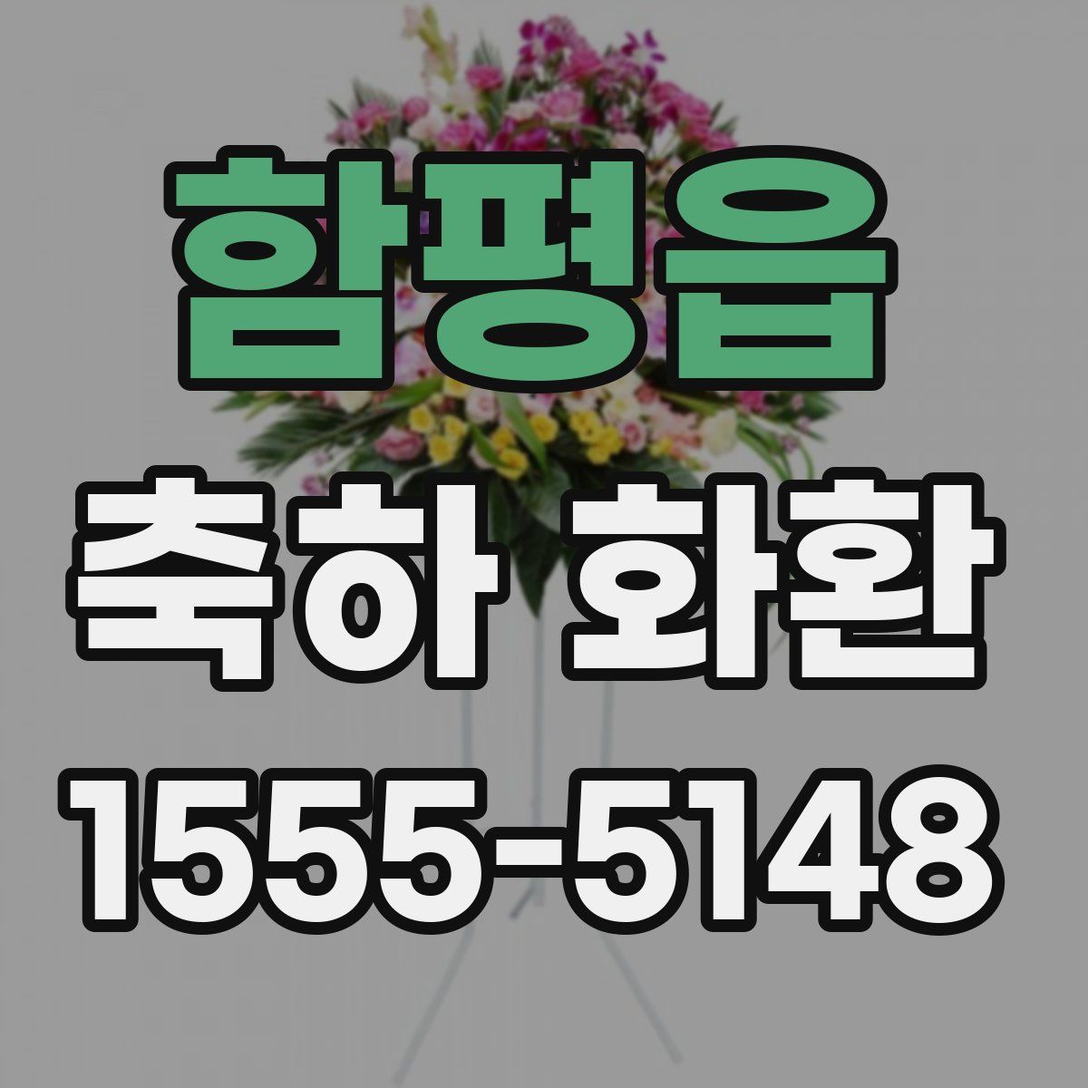 함평읍 축하 화환
