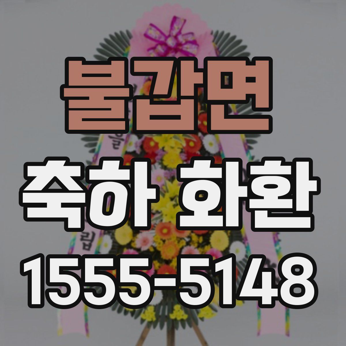 불갑면 축하 화환