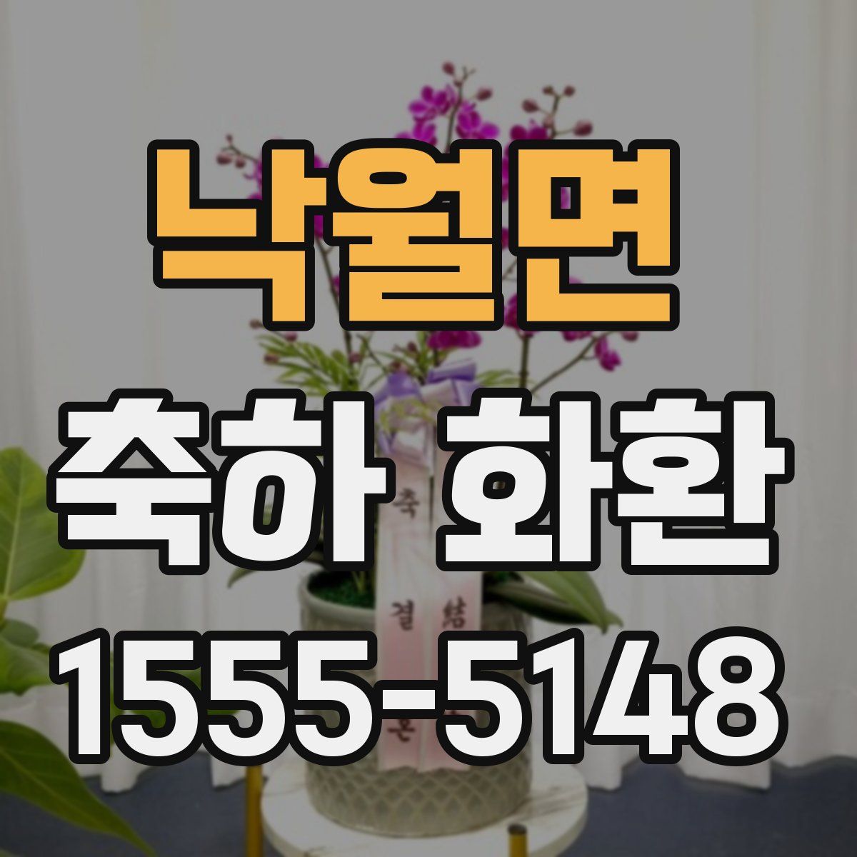 낙월면 축하 화환