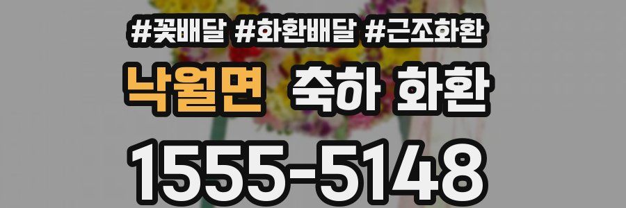 낙월면 축하 화환
