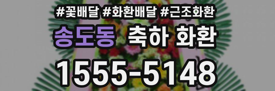 송도동 축하 화환