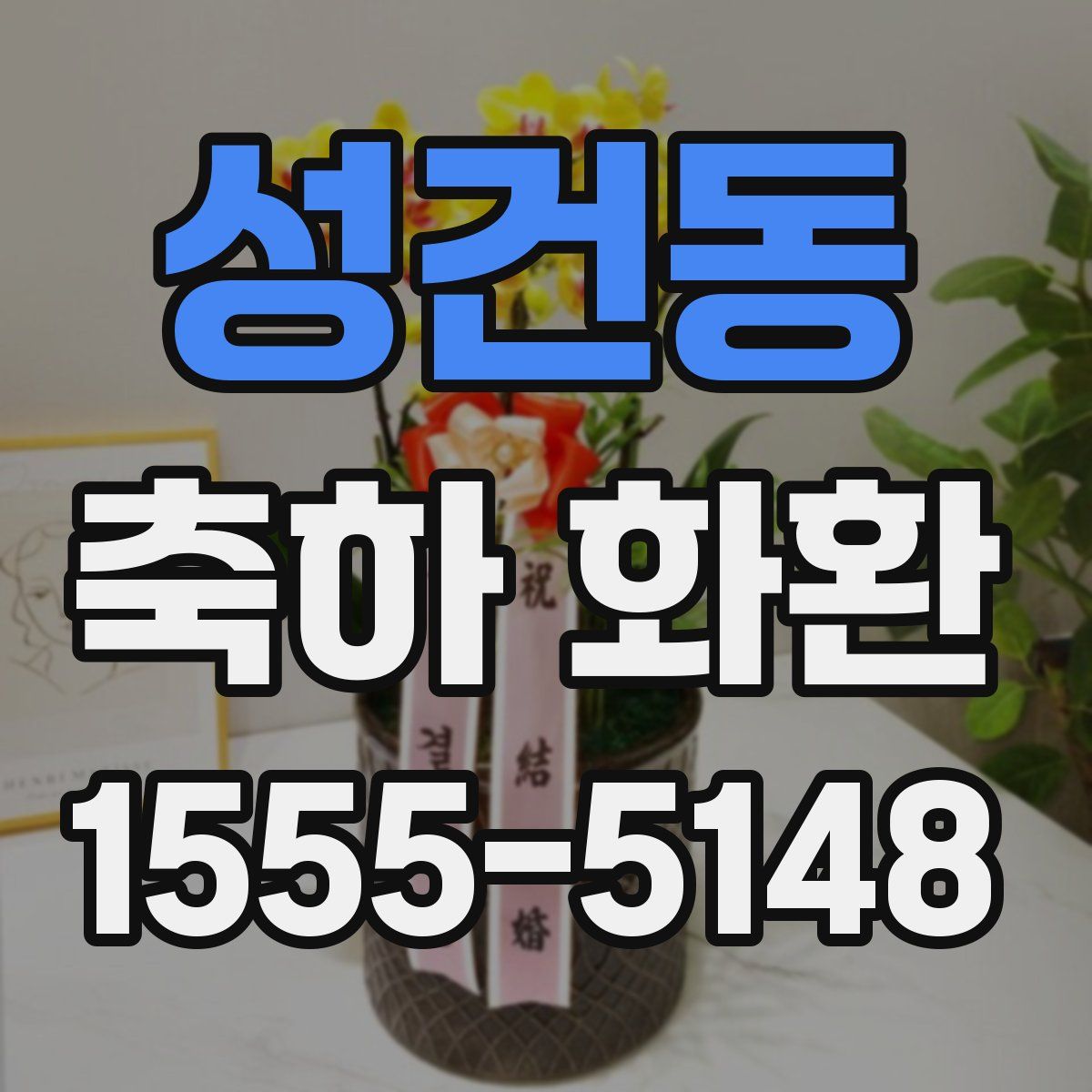 성건동 축하 화환