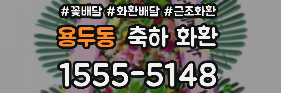 용두동 축하 화환