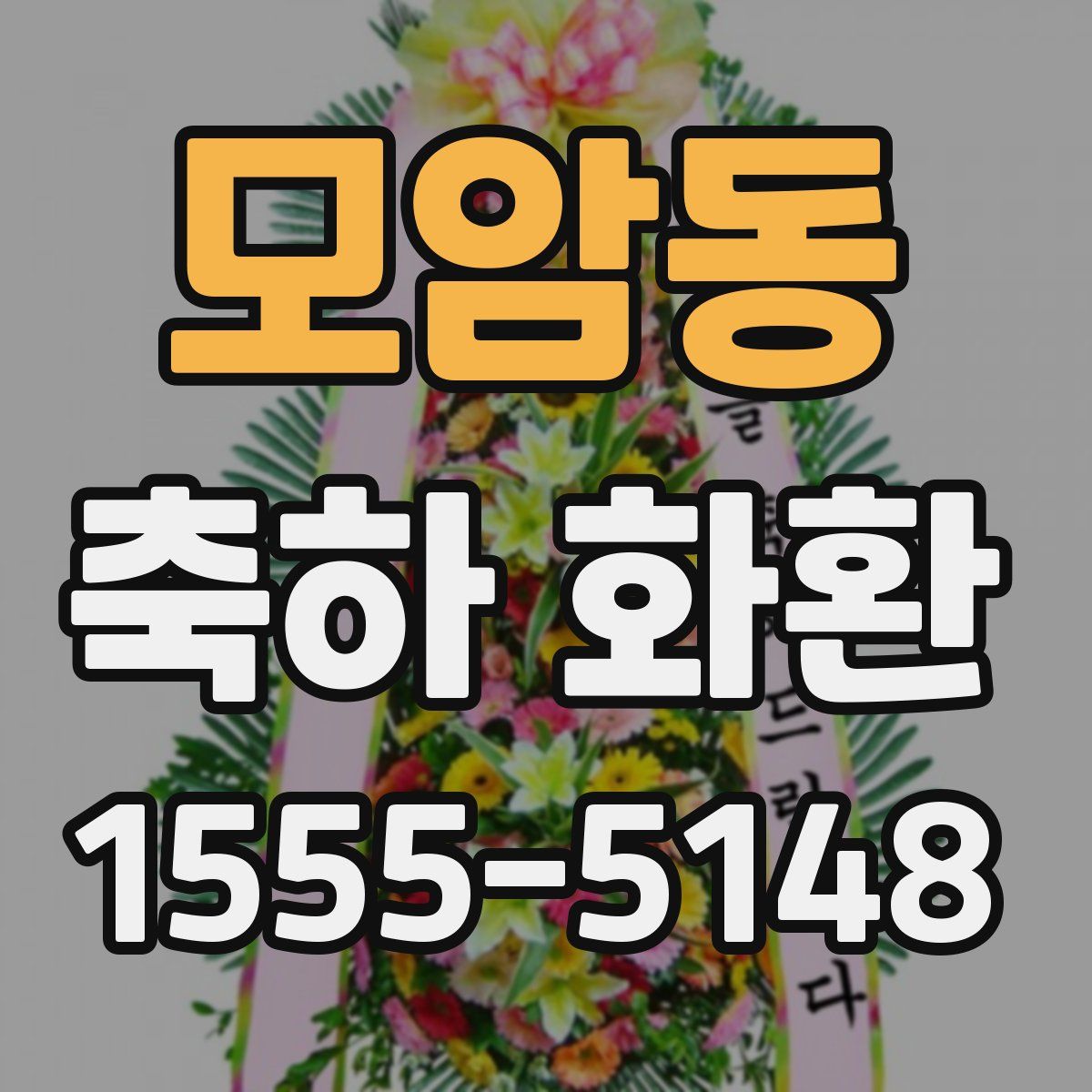 모암동 축하 화환