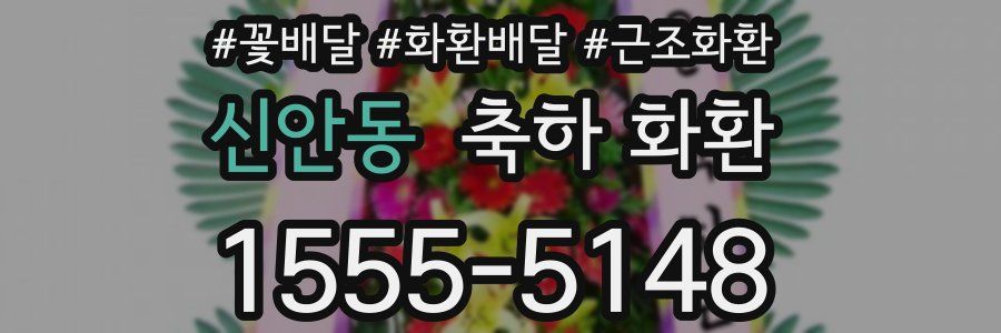 신안동 축하 화환