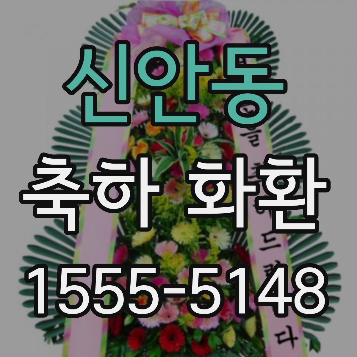 신안동 축하 화환