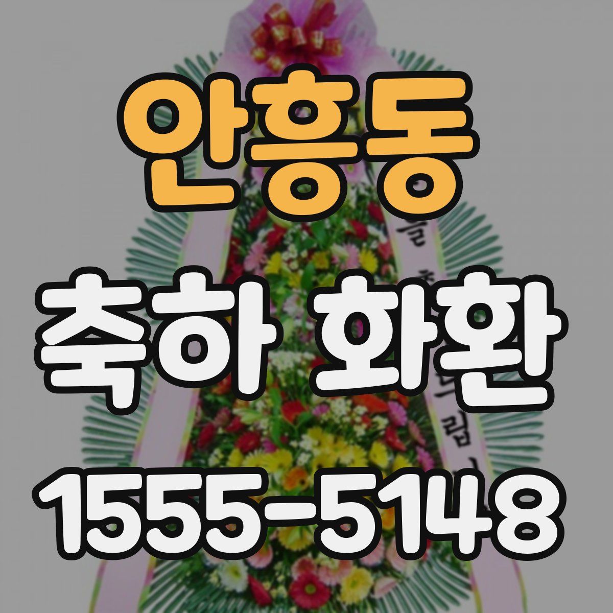 안흥동 축하 화환
