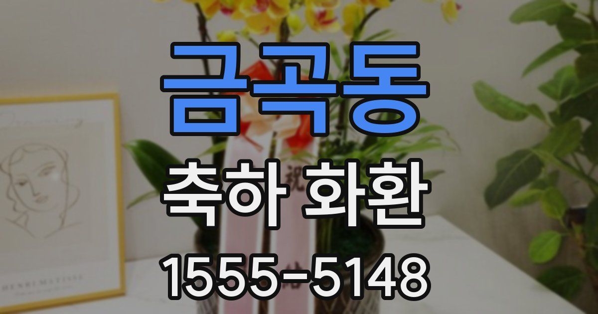 금곡동 축하 화환