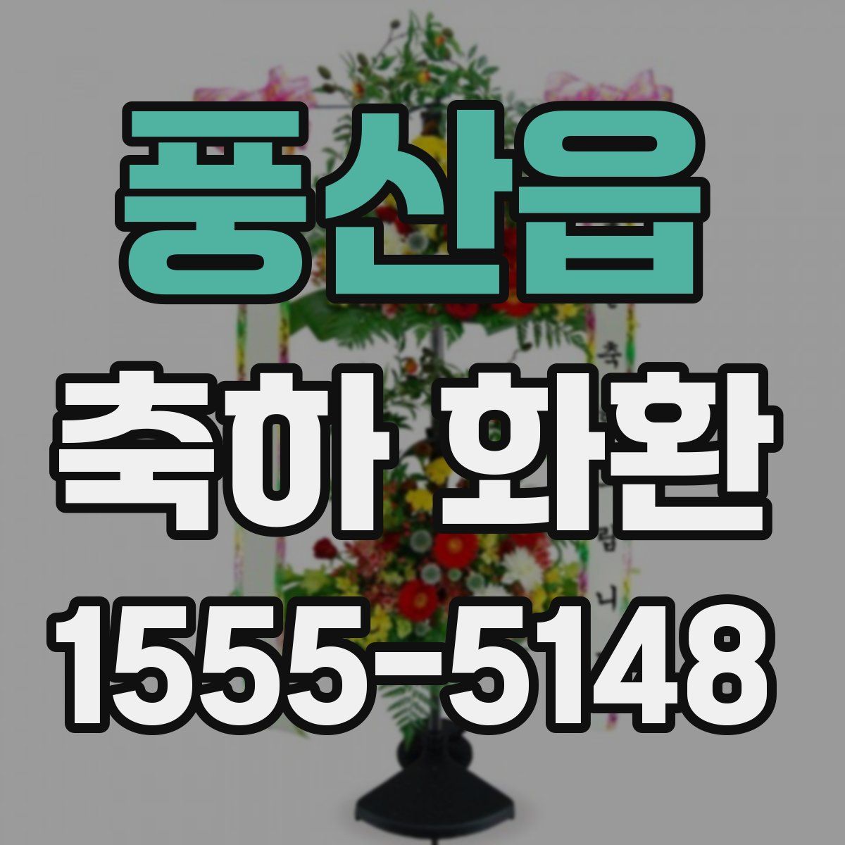 풍산읍 축하 화환