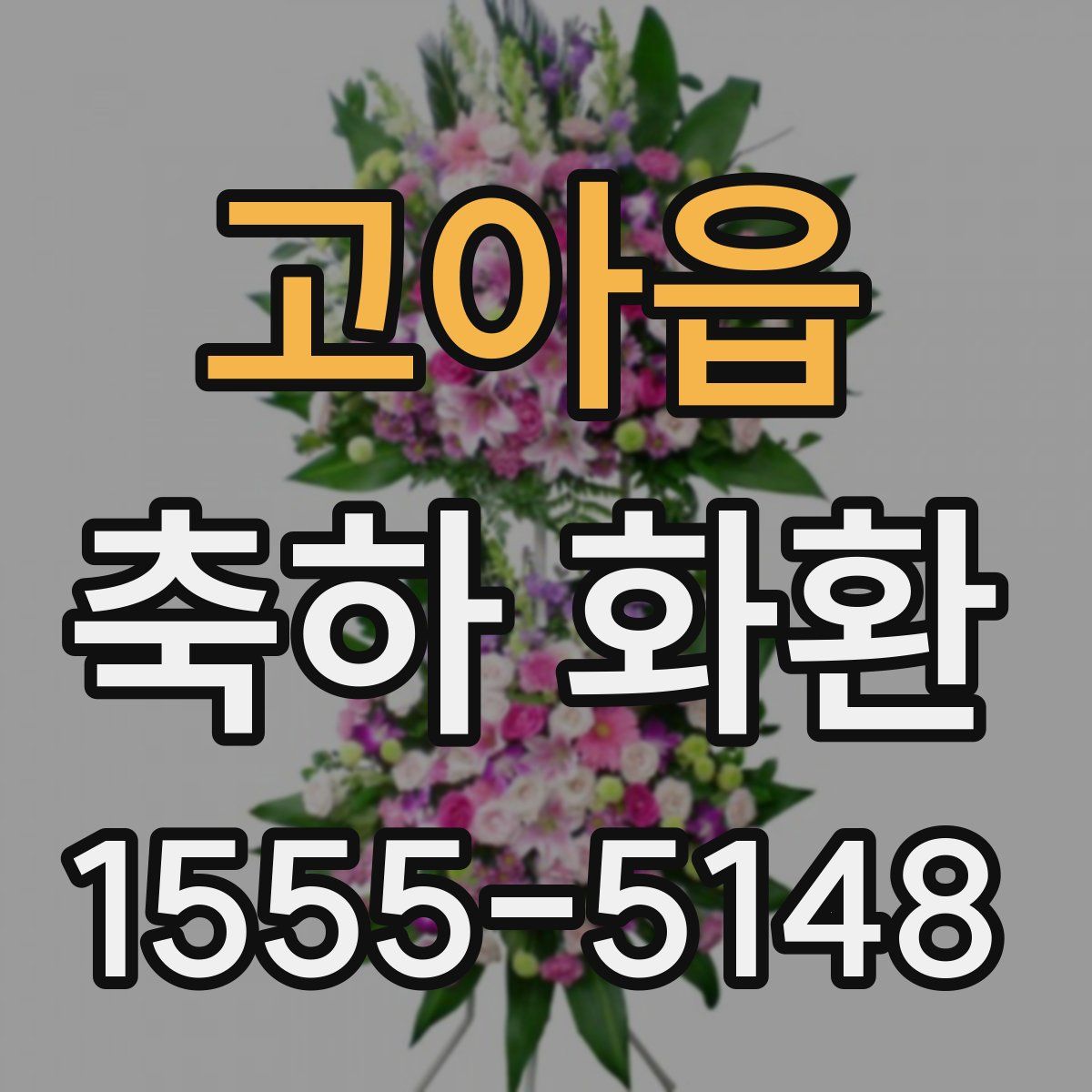 고아읍 축하 화환