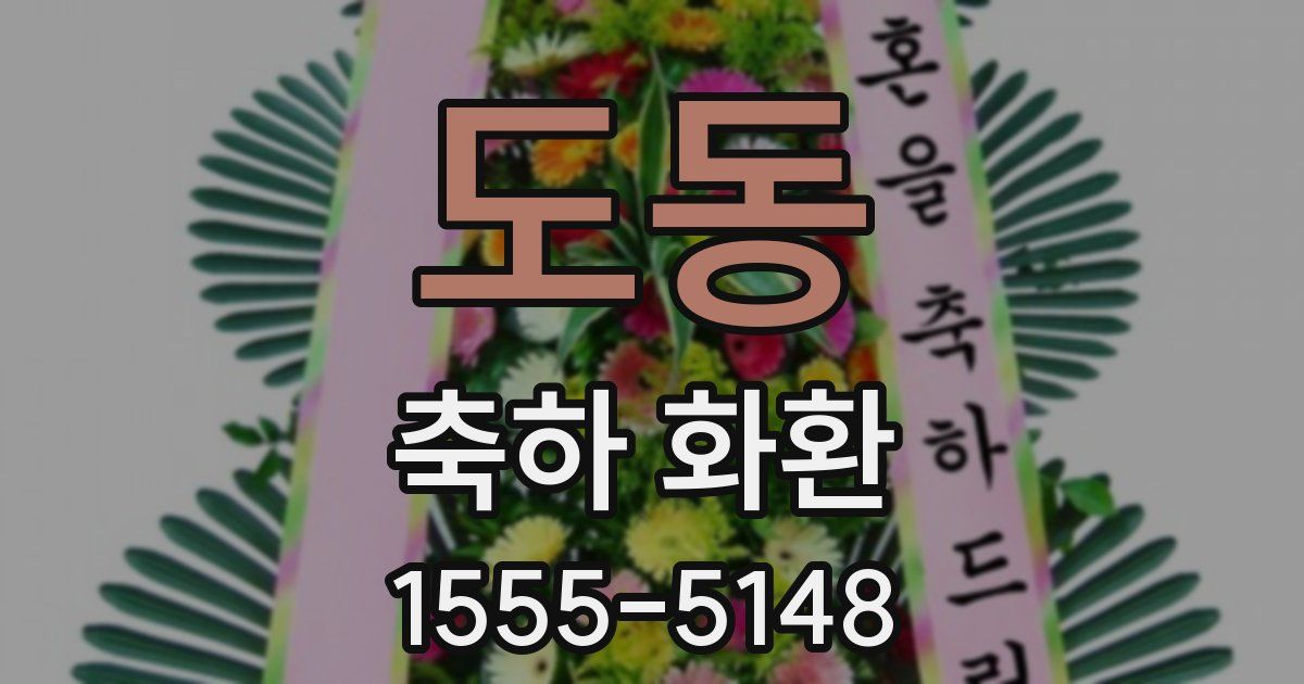 도동 축하 화환