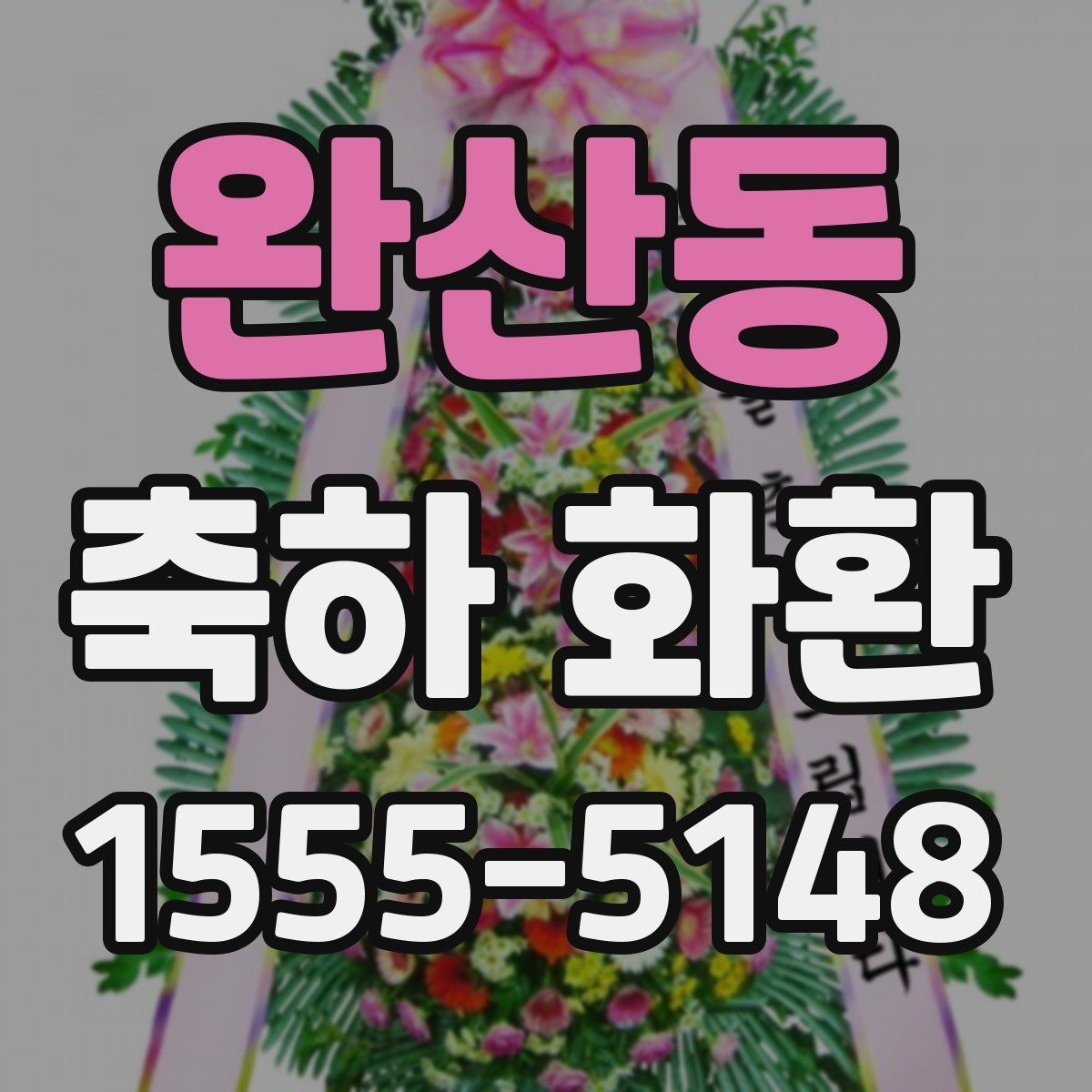 완산동 축하 화환