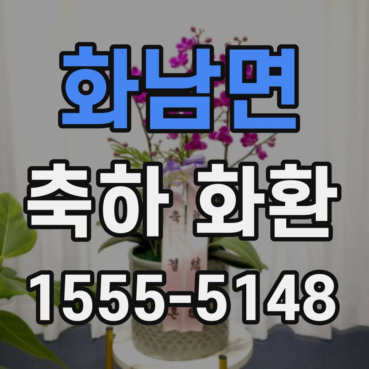 화남면 축하 화환