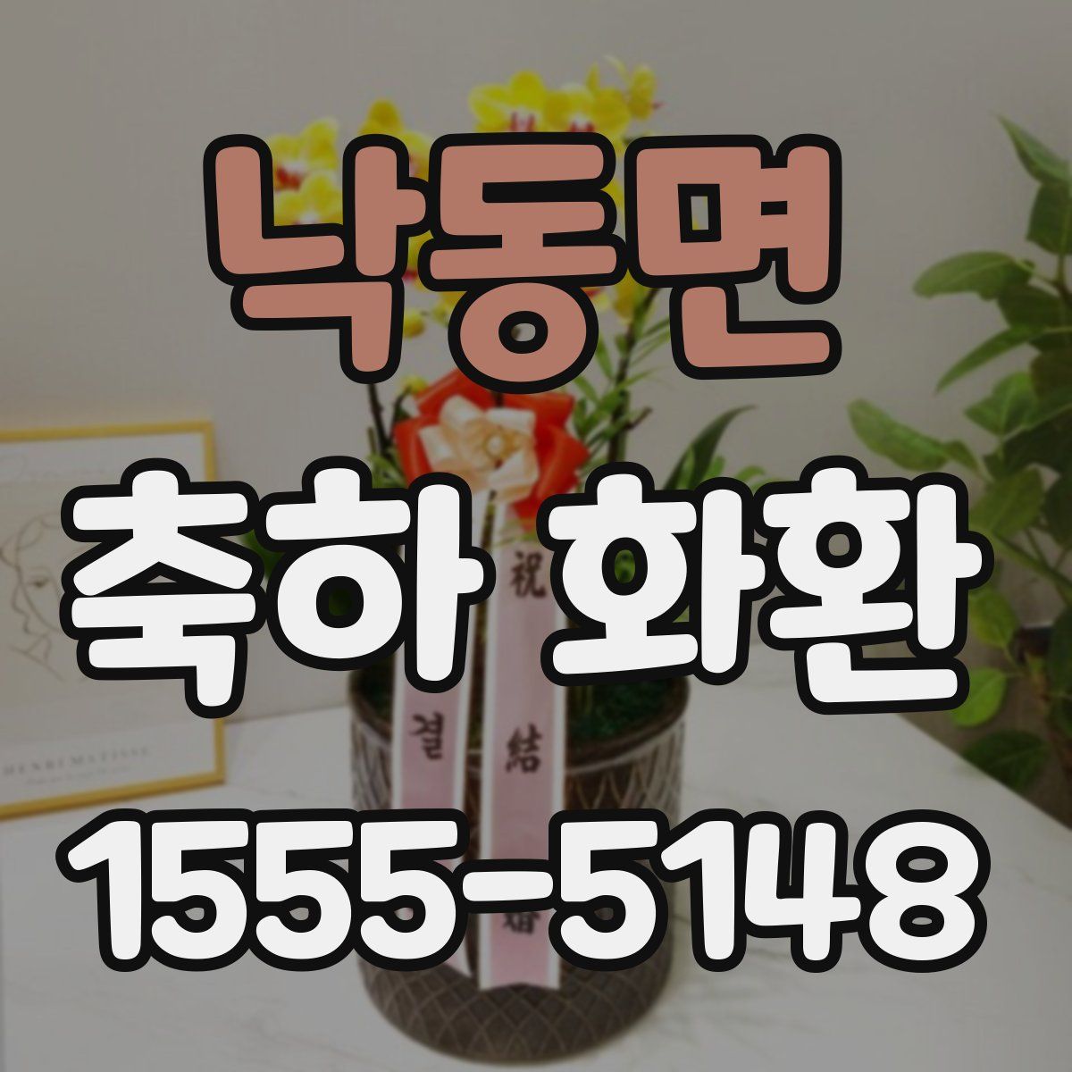 낙동면 축하 화환