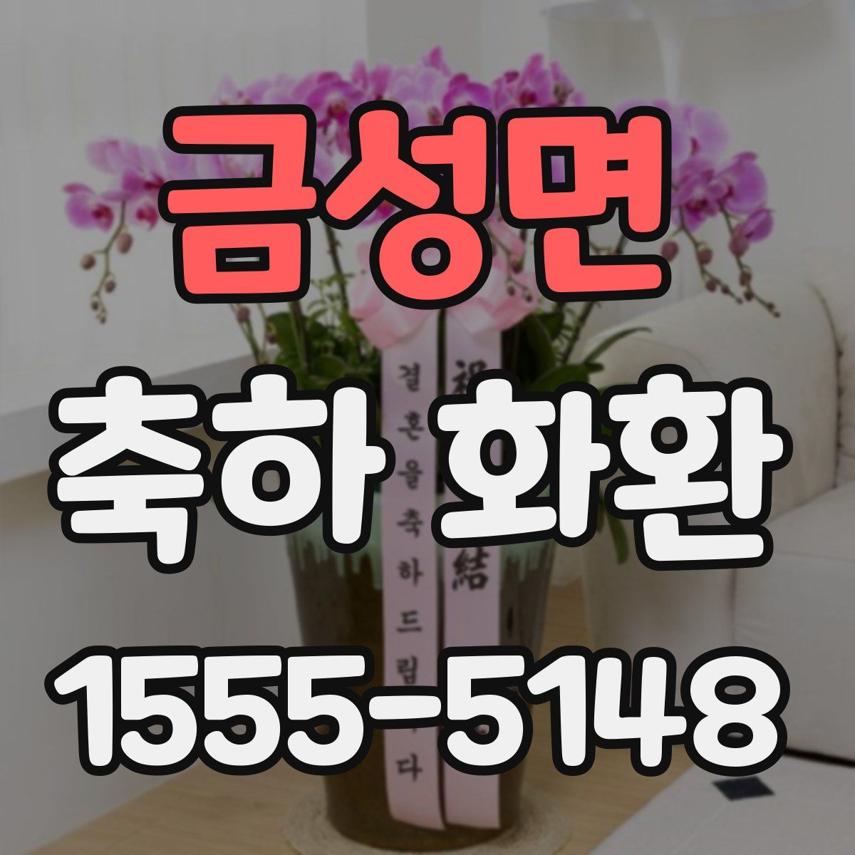 금성면 축하 화환