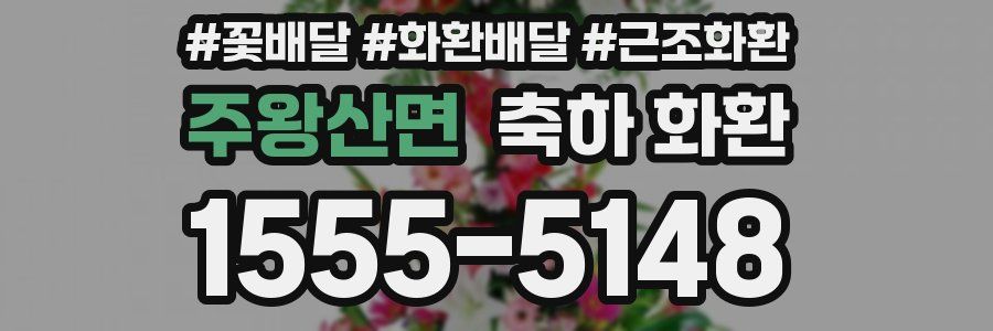주왕산면 축하 화환