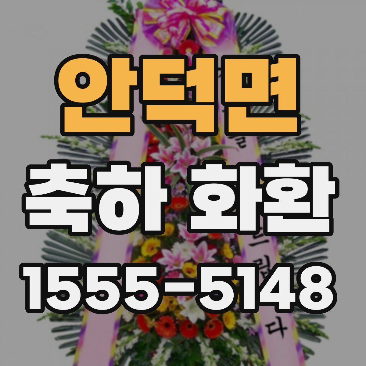 안덕면 축하 화환